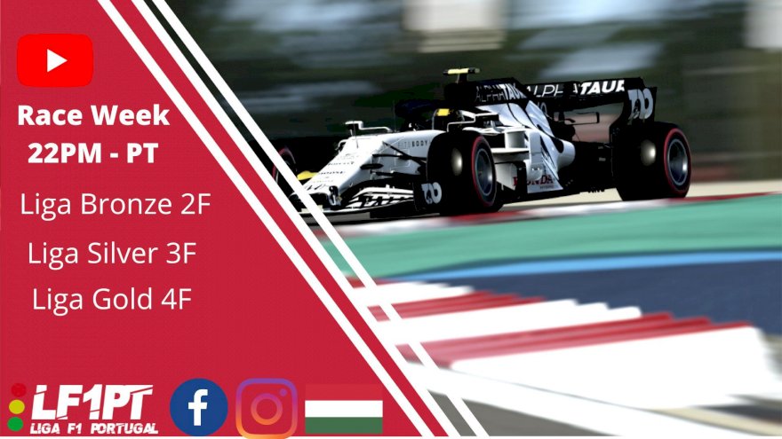 A Liga F1 Portugal viaja até ao circuito da Hungria para o arranque da 8º corrida do campeonato. 