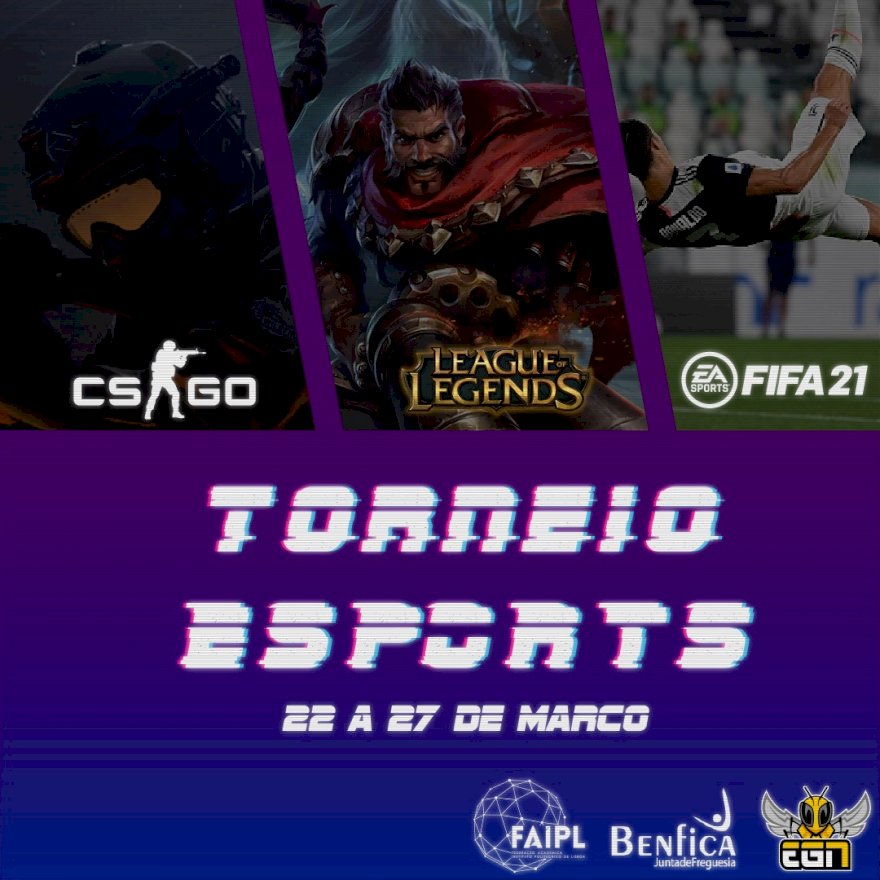EGN vai organizar torneios de CS:GO, FIFA e LoL junto com a FAIPL