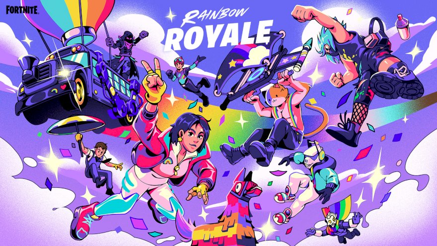 Fortnite celebra comunidade LGBTQIA+ com o evento Rainbow Royale