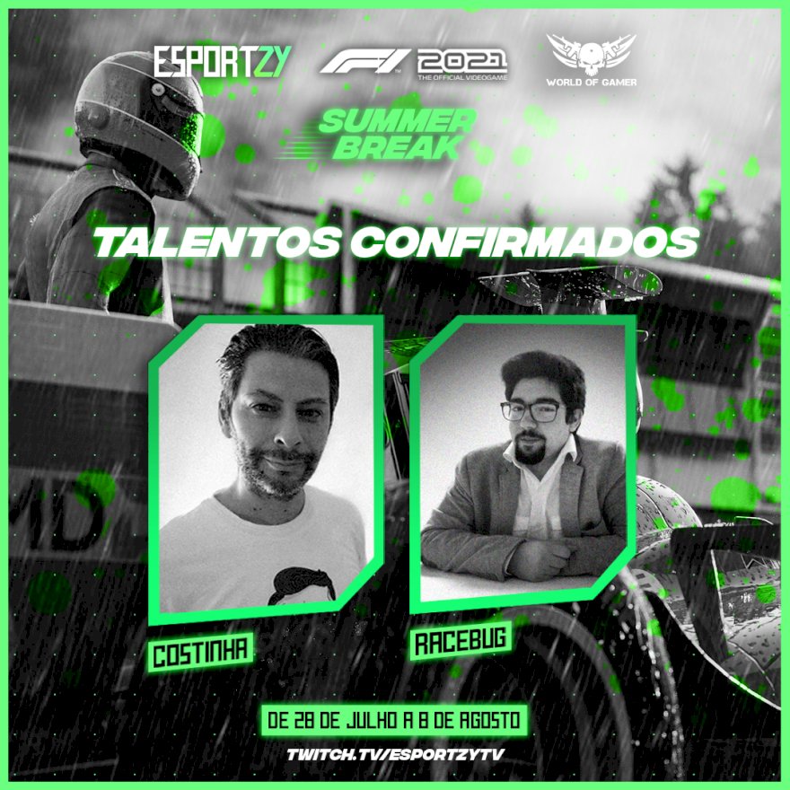 Costinha e Racebug são os casters do Summer Break by Esportzy