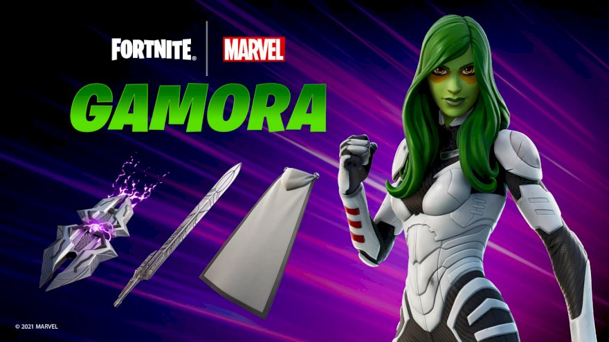 Gamora chega ao Fortnite