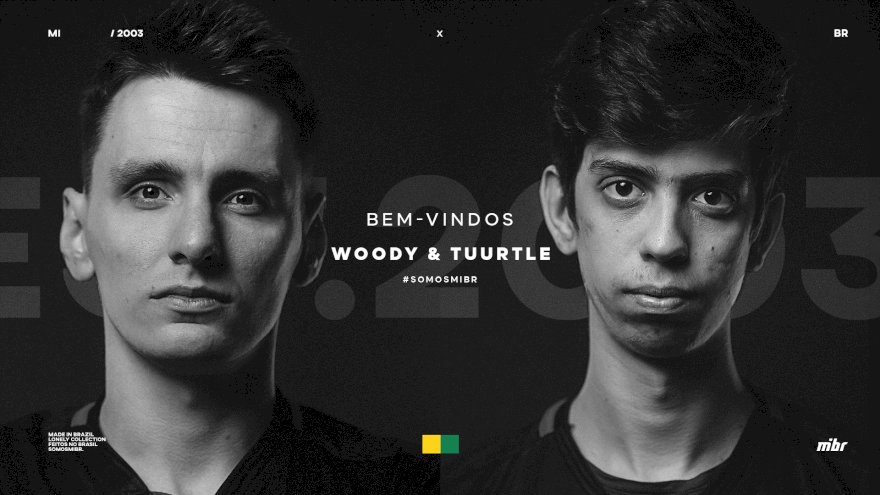 MIBR anuncia WOOD7 e tuurtle como reforços