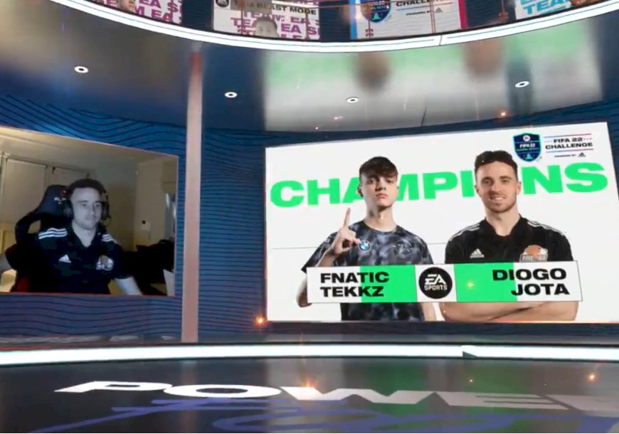 Diogo Jota e Tekkz conquistam o EA SPORTS FIFA 22 Challenge powered by Adidas