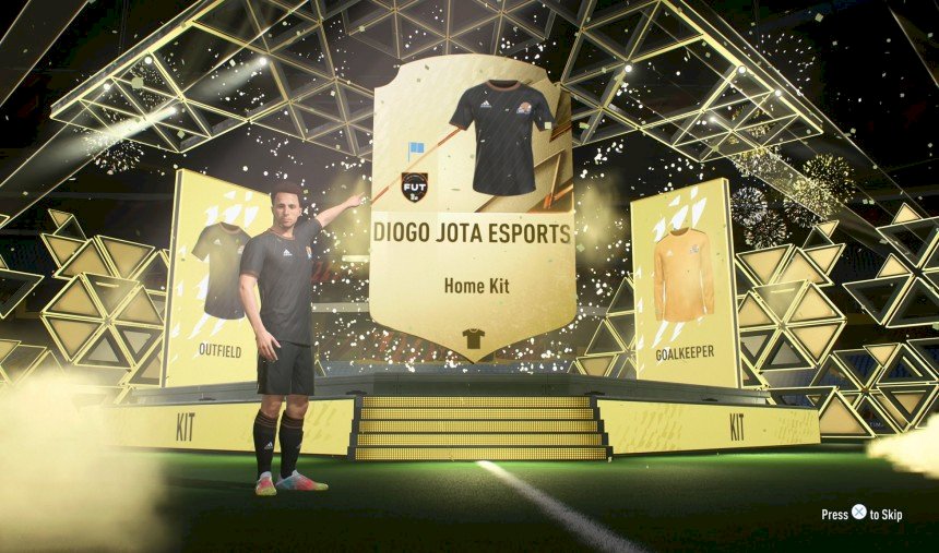 DiogoJota Esports tem o seu equipamento no FIFA 22