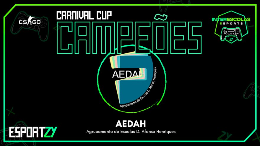 AEDAH são os Campeões da CARNIVAL CUP em CS:GO