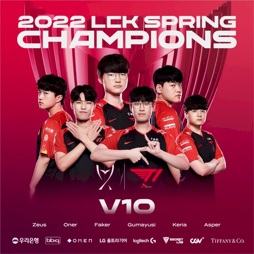 T1 vence Spring Split da LCK