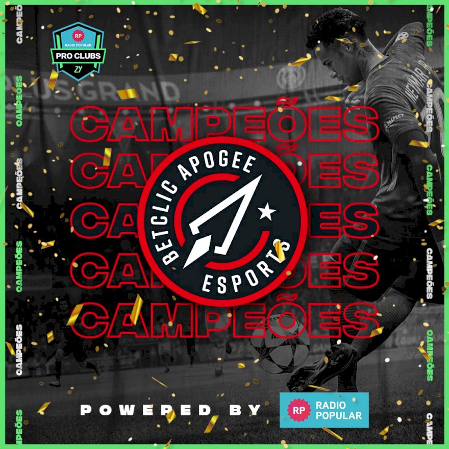 Betclic Apogee são os grandes campeões da Liga Pro Clubs