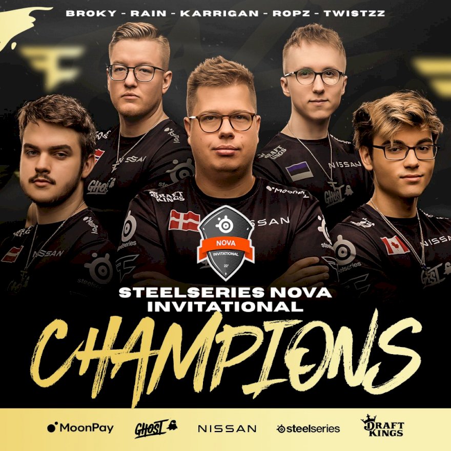 FaZe conquista SteelSeries Nova Invitational