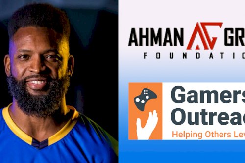 Ahman Green associate with Gamers Outreach for a charity stream