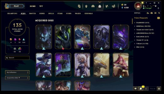 Vendo conta de league of legends 