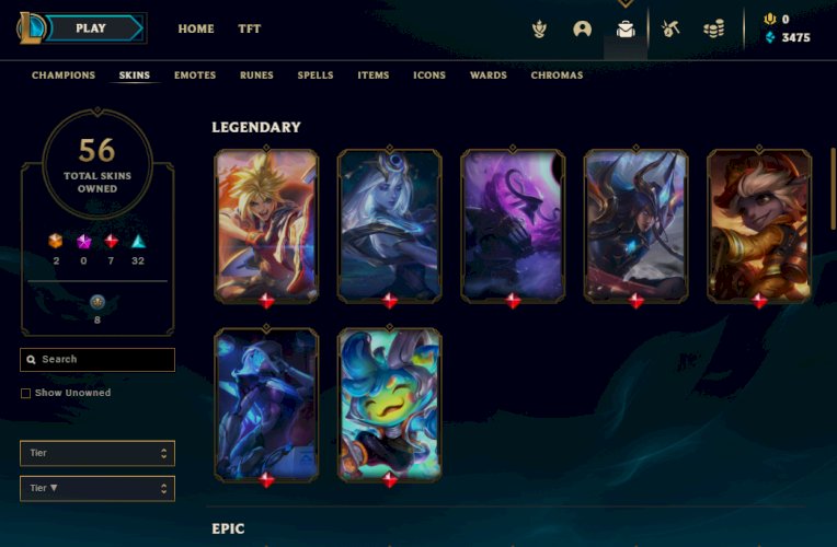 vender conta de lol