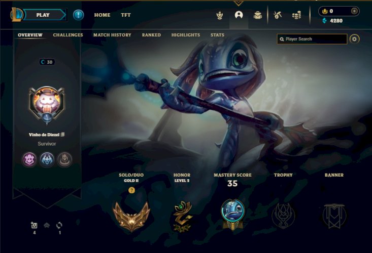 Conta League Of Legends