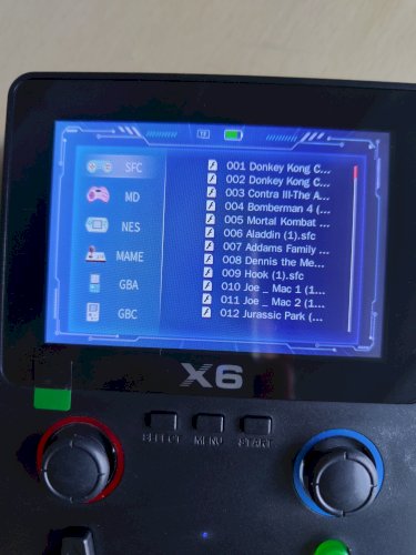 Consola de Mão Retro 10 Mil Jogos Preta