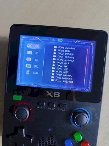Consola de Mão Retro 10 Mil Jogos Preta